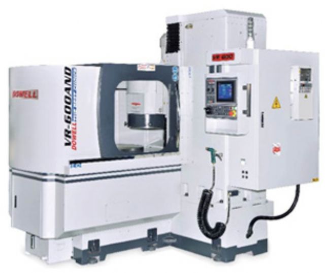 DOWELL’s vertical/horizontal rotary-type grinding machines (photo courtesy of Tong Yi).