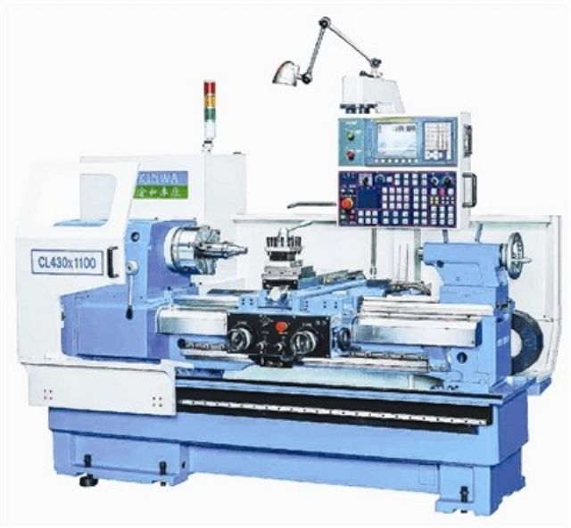 Chin Hung’s CL-430 Dialogue-type Lathe requires less manpower during operation and features high productivity (photo courtesy of Chin Hung).