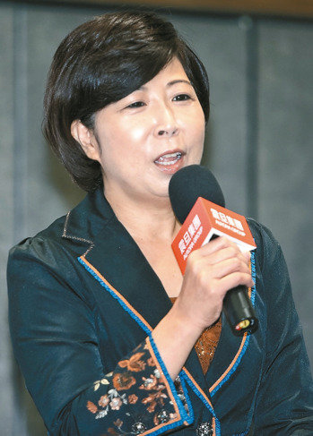 震旦行攜手日本柯尼卡美能達株式會社成立康鈦科技，圖為震旦行董事長林樂萍。 報系資料照