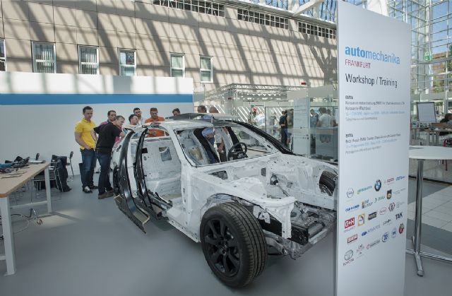 Advanced training workshops held during Automechanika Frankfurter 2016 (photo courtesy of Messe Frankfurt).