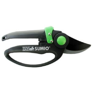 Geon Hung's SUMIO-branded pruning shears feature handles with ergonomic design to secure effort-saving operation.