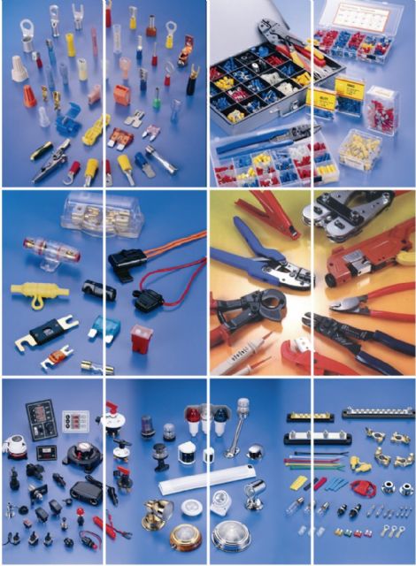 L&S' terminals and electrical parts, tools and accessories are applicable to vehicles, vessels and home maintenance.