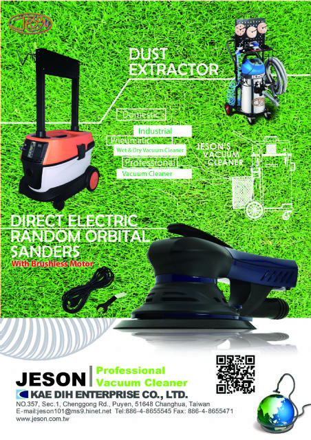 Kae Dih's electric random orbital sander is a high-end, high-efficiency tool for auto servicing.