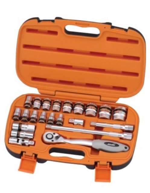 1/2” DR 23 pcs socket set by Chen Der. 