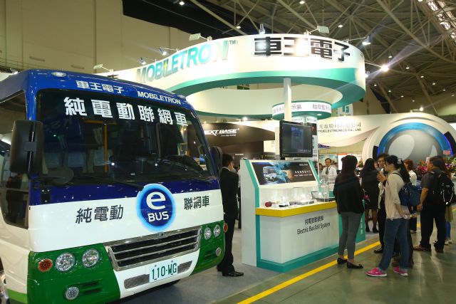 E-vehicles utilizing IoV was one of the highlights of AutoTronics Taipei (photo courtesy of TAITRA).