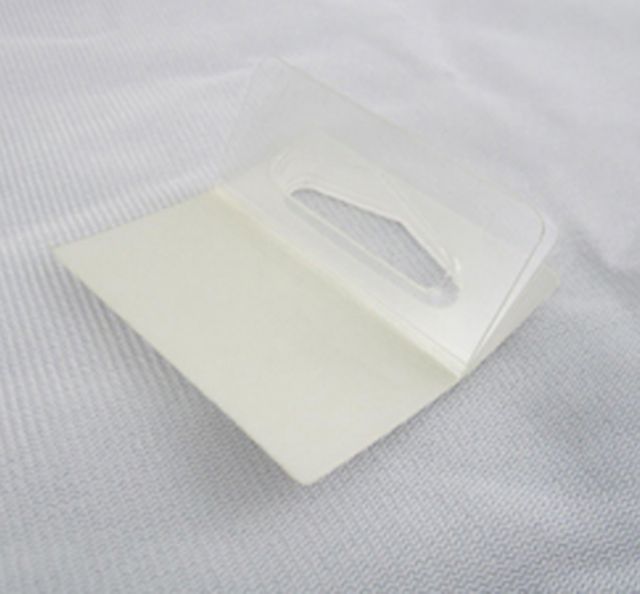 Self-adhesive hang tabs by Best Stationery.
