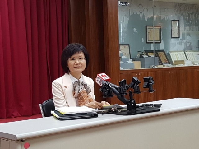 Beatrice Tsai, director of Department of Statistics Director-General in MOF. (photographed by Cying.Sun)