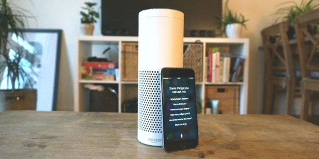 Amazon`s Echo and Apple`s Siri. (photo provided by EDN.com)