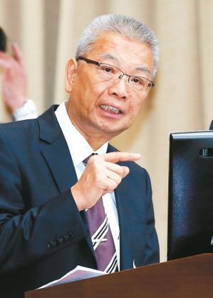 財政部長許虞哲 （本報系資料庫）
