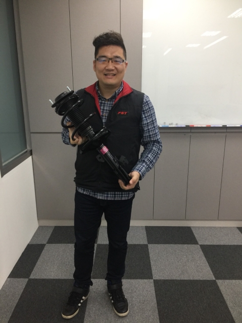 Howard Ching, sales manager of International Trade Department of FST. (photographed by Alan.Lu)