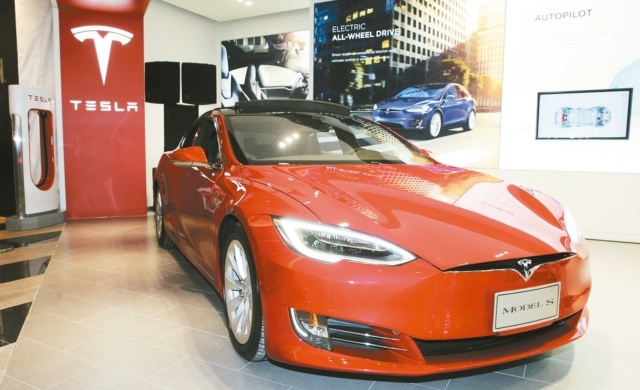Tesla`s Model S. (photo provided by UDN.com)