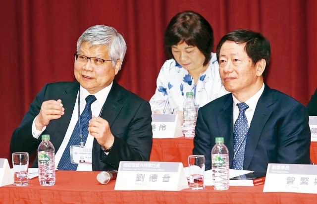 台積電總裁魏哲家（左） 記者杜建重／攝影