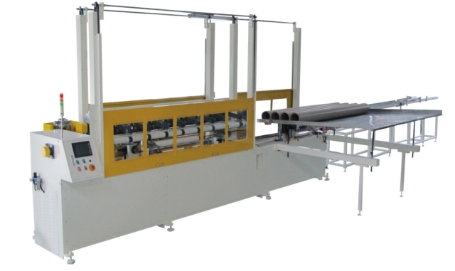 The automatic paper core cutter supplied by Career industry