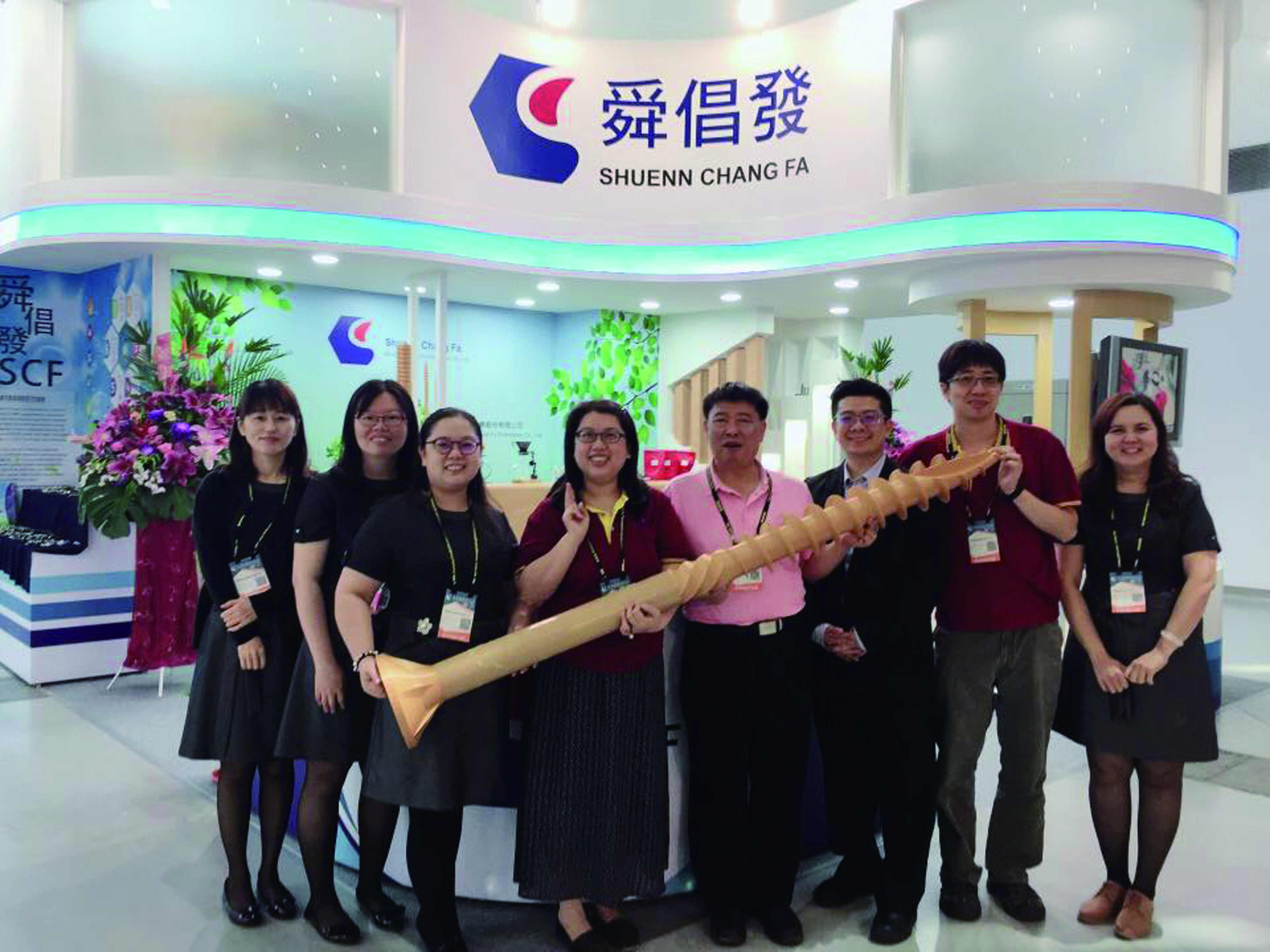 SCF showcased an array of special screws and has successfully attracted many international buyers at the 2018 Taiwan International Fastener Show. (photo courtesy of SCF)