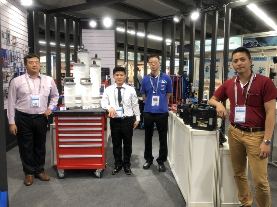 Jolong Machine Industrial Co., Ltd. will be introducing their newest oil pump at Automechanika Frankfurt. (photo courtesy of Lisa Kuo)