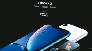 iPhone XR將於19日開放預購，26日正式上市。 美聯社
