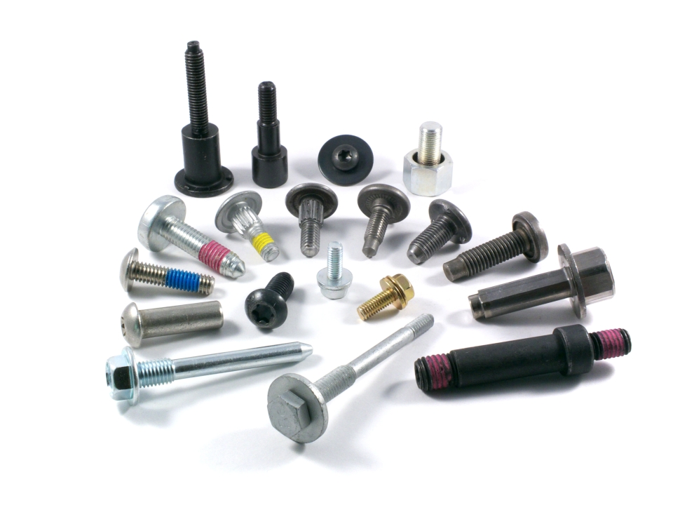 Samples of cold forged fasteners.(photo provided by Inntech)