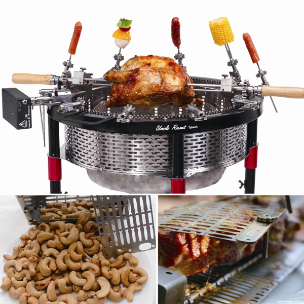 Ting Shan Enterprise Co., Ltd.’s newest product “Uncle Roast” makes barbecuing easier, healthier and better. (photo provided by Ting Shan)