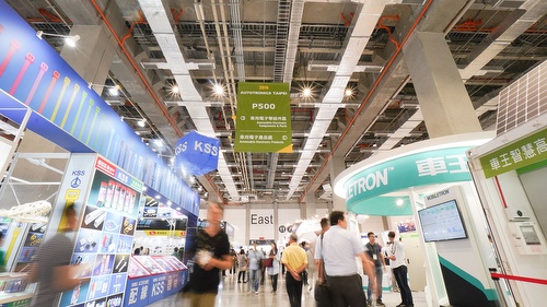 The show saw 1,340 exhibitors attending the show and using up 3,750 booths, surpassing the previous edition of Taipei AMPA. (Photo courtesy of TAITRA)
