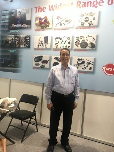 Superman Motor Chairman Hsieh says they sell to global markets via the Internet. (Photo provided by CENS.com)