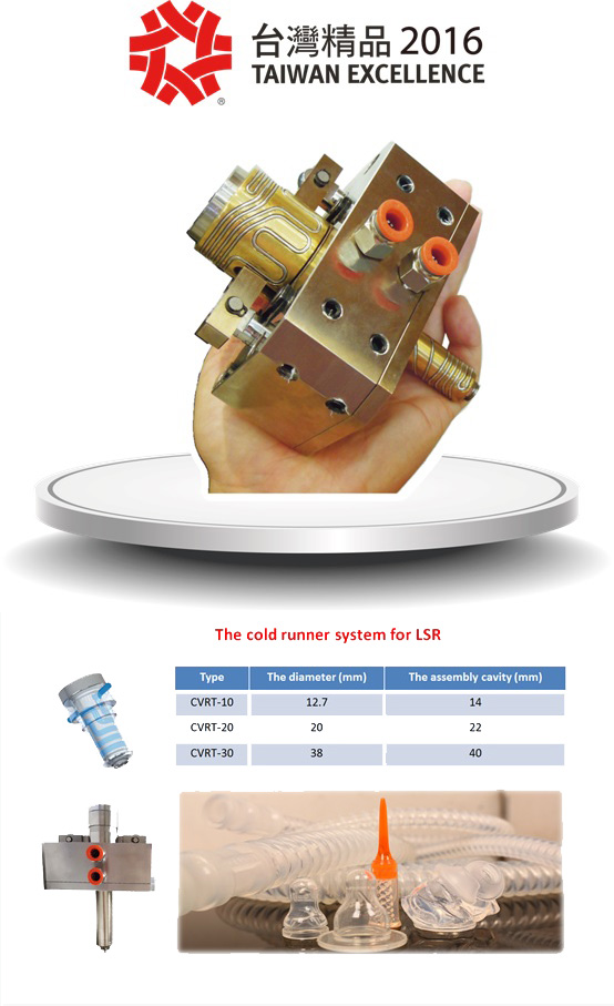 Hot runner system and Cold runner for LSR