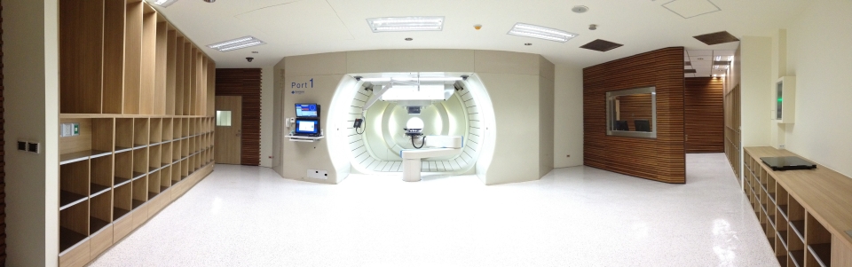 Proton therapy center (photo provided by Kaohsiung Chang Gung Memorial Hospital)