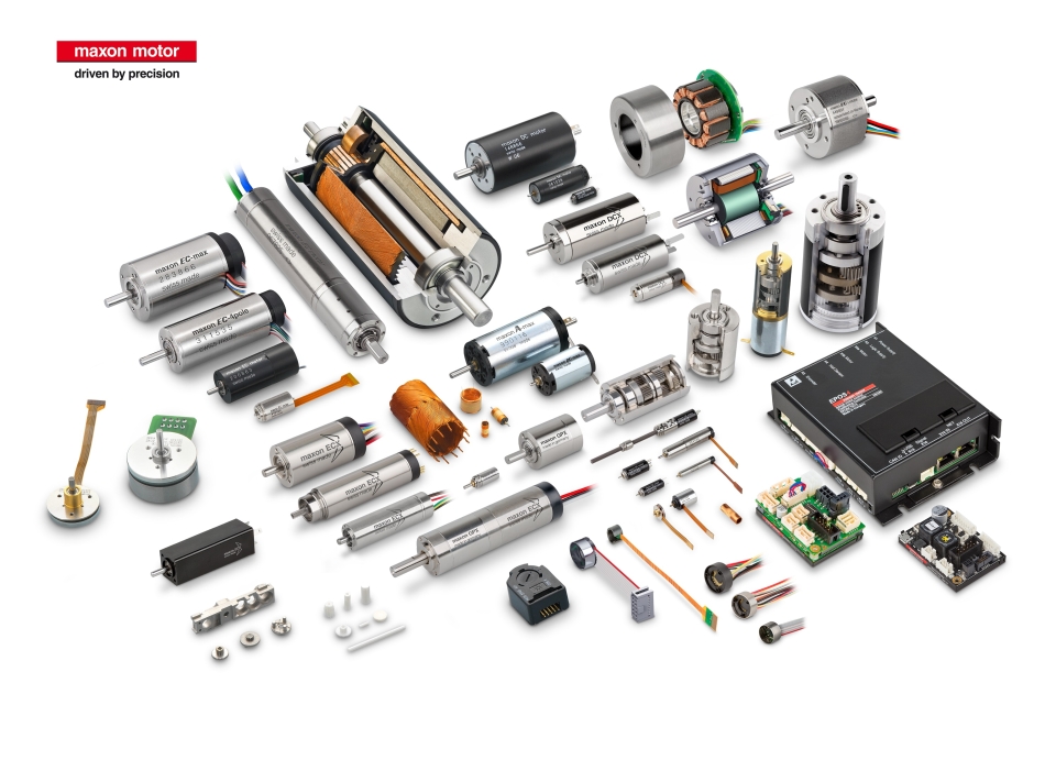 overview product range(photo provided by Maxon Motor Taiwan Co., Ltd.)