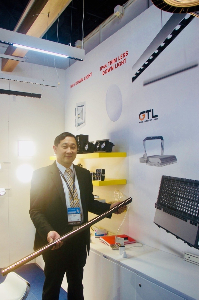 Lumiastra Co.,Ltd., showcased industrial lighting and smart lighting solutions.
