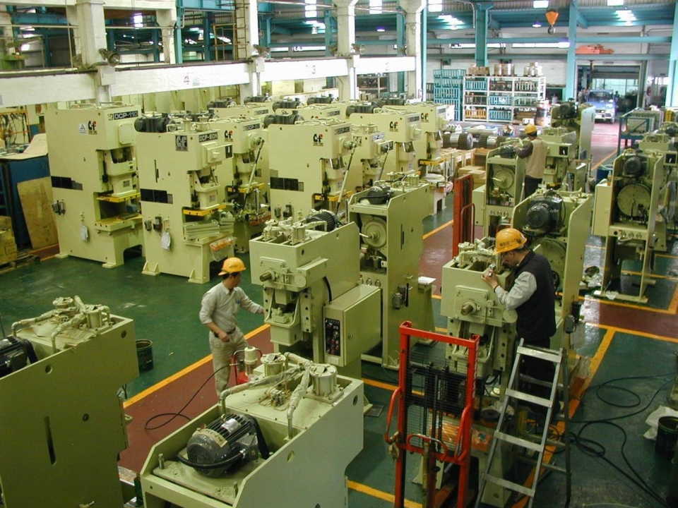 The Taiwan Machinery Association released statistics on machinery and equipment exports last year. Photo provided by UDN