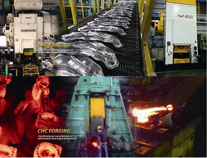 CHC ‘s forging machine for steel forgings, copper forgings and aluminum forgings (Photo courtesy of CHC)