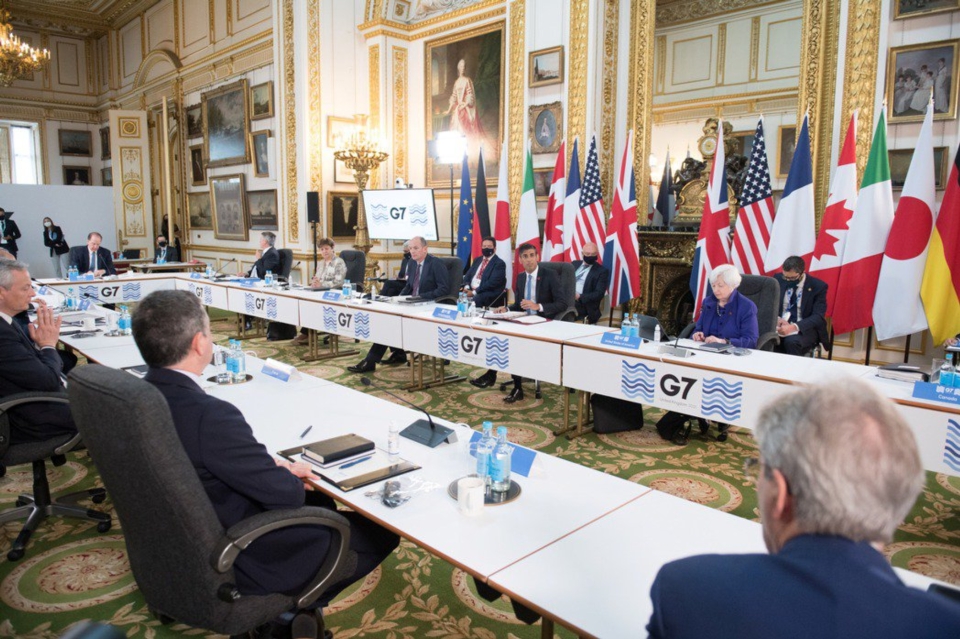 G7財長會議 圖檔來源：路透