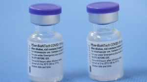 輝瑞與BNT共同研發的新冠疫苗。圖檔來源：路透
