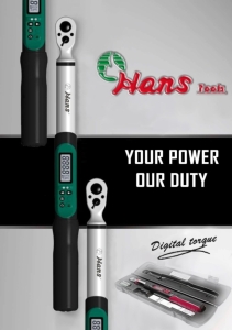 HANS TOOL INDUSTRIAL CO., LTD.</h2><p class='subtitle'>Hans Tools presents DIGI-TORC digital torque wrench for accuracy and calibration</p>