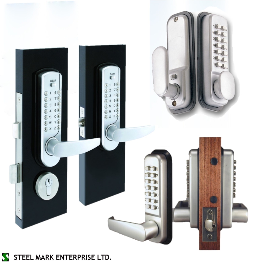 Steel Mark features Digital Door Locks with over 16,000 codes. (Photo courtesy of Steel Mark)