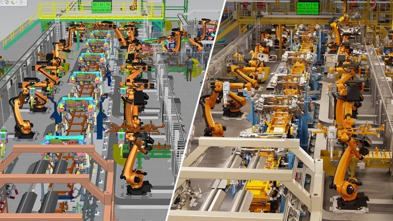 The photo depicts digital twin applications. Photo credit: UDN The photo depicts digital twin applications. Photo credit: UDN