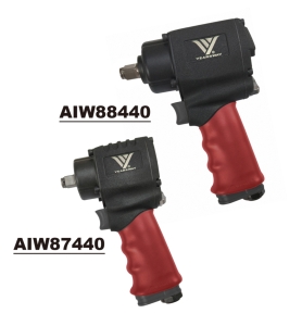 The Mini Impact Wrench AIW88440 and AIW87440 are featured in this photo, showcasing the compact design of this product series. (Photo courtesy of Years Way)