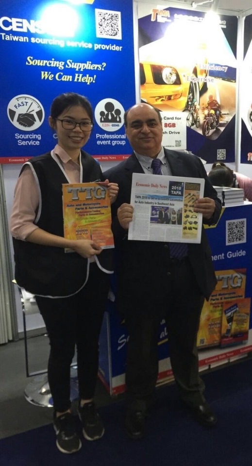 During TAPA 2018, CENS circulated the TTG magazine and received positive feedback. (Photo courtesy of CENS)