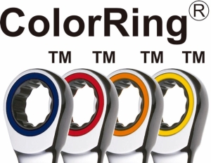 章隆色环棘轮扳手ColorRing®专利。章隆／提供