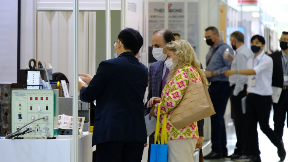 2023台灣五金展THS有逾63國國際買主完成參觀登記。 開國公司／提供