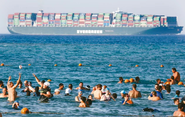 《经济学人》警告，红海运输危机若持续下去，可能会冲击全球经济。（美联社）