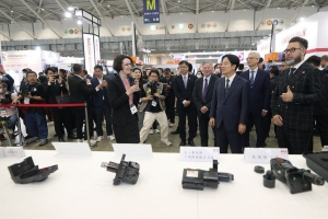 賴清德副總統今日出席「2024台灣國際工具機展」，肯定台灣工具機產業每年不斷追求技術創新、轉型升級。總統府提供