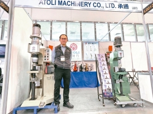 承通公司17日将参与2024台北汽配展，推广「ATOLI爱托力」品牌机械设备。承通／提供