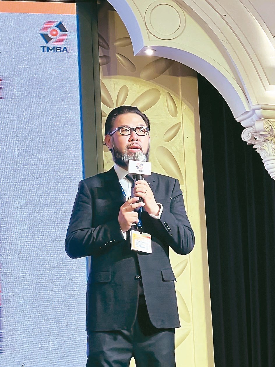 台灣工具機暨零組件工業同業公會理事長陳伯佳。黃奇鐘／攝影