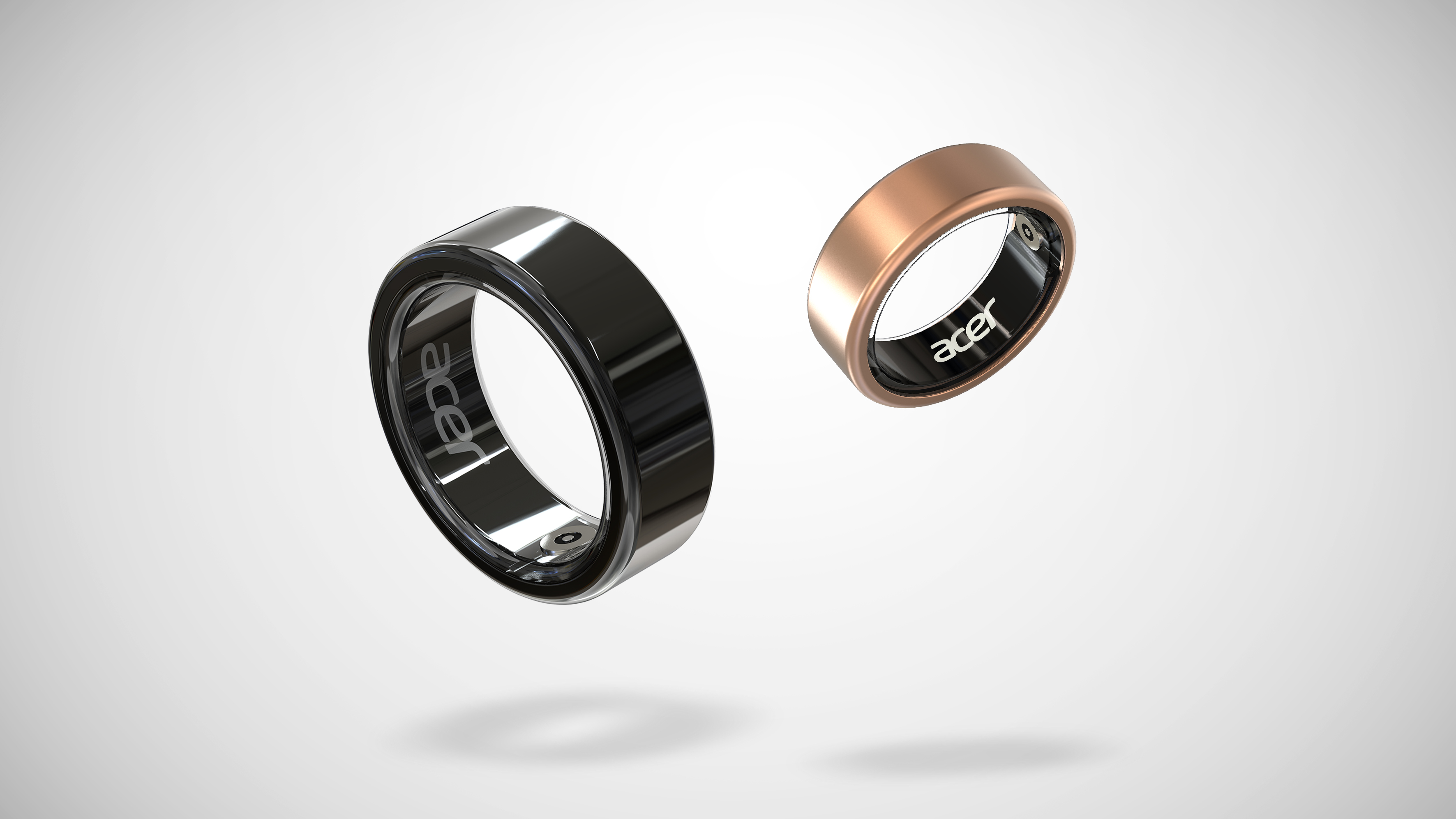 Acer_FreeSense_Ring智慧戒指結合全天候生理數據感測與AI演算法。 (倚天酷碁/提供)