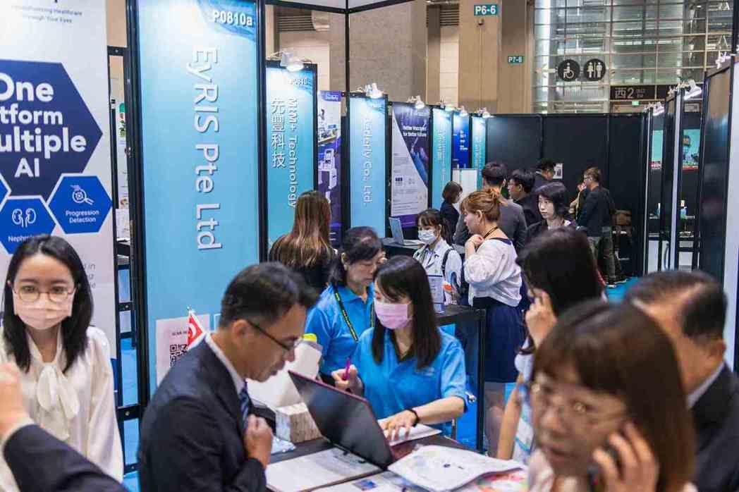 Medical Taiwan 2025「M-novator新創展區」今年將展示更多新創醫療亮點技術和解決方案，圖為去年展會現場。 貿協/提供