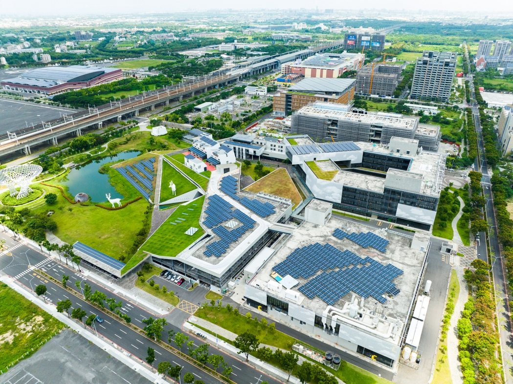 沙崙智慧綠能科學城。 臺南市經濟發展局/提供。