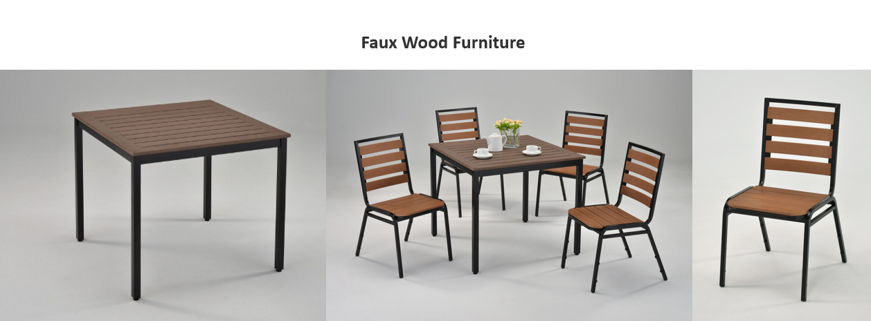 Happy Factor`s faux wood furniture pieces always come with atheistic look. /Photo courtesy of Happy Factor