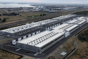 在美国，资料中心扩张预料将使用电到2026年年成长率持续高于2%。 美联社

