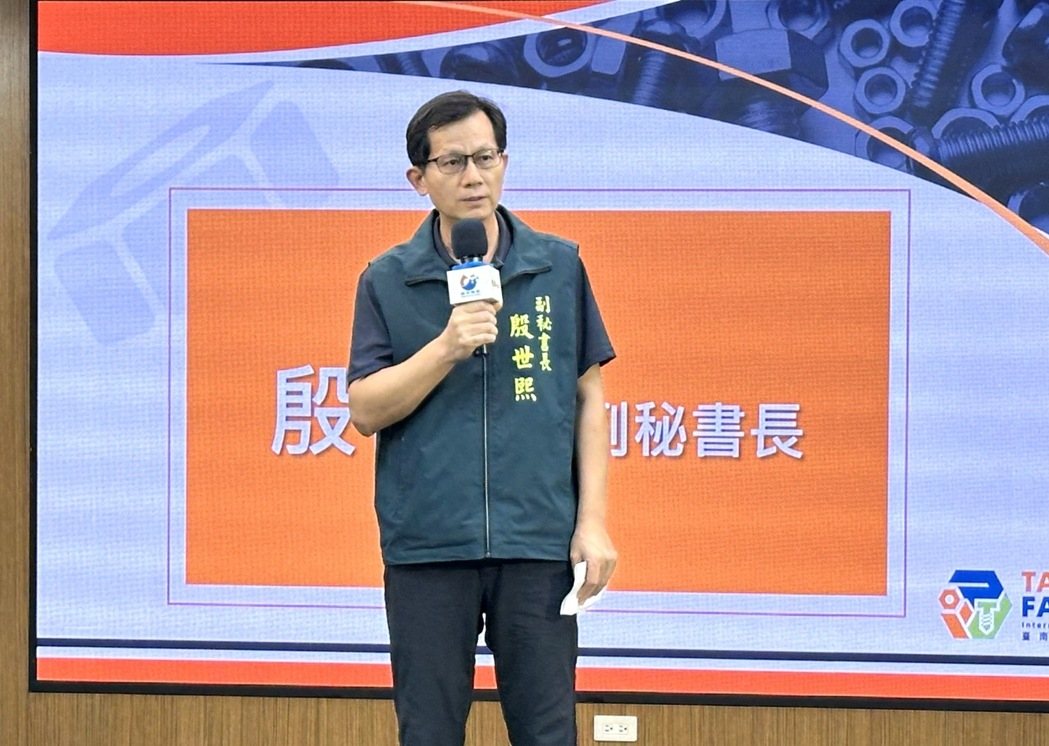台南市政府副秘書長殷世熙致詞。 黃啟銘/攝影。