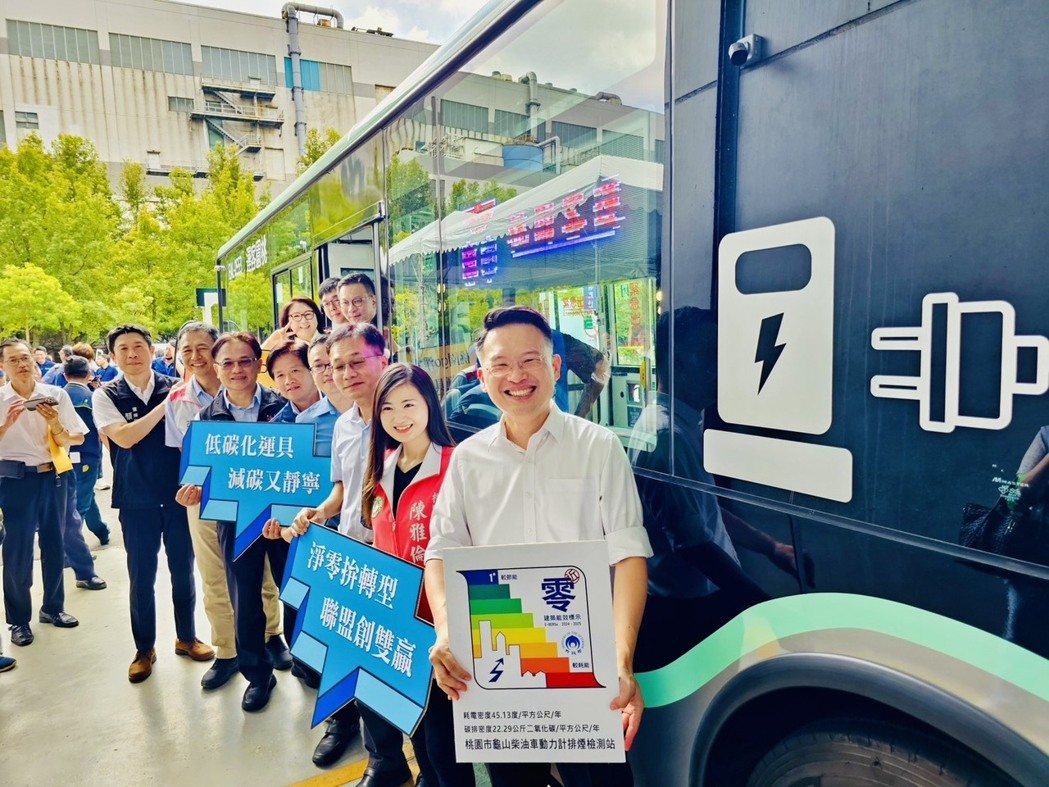 桃園運具低碳化聯盟，將以公私協力的方式，全面推動低碳交通。 桃園市環保局／提供。